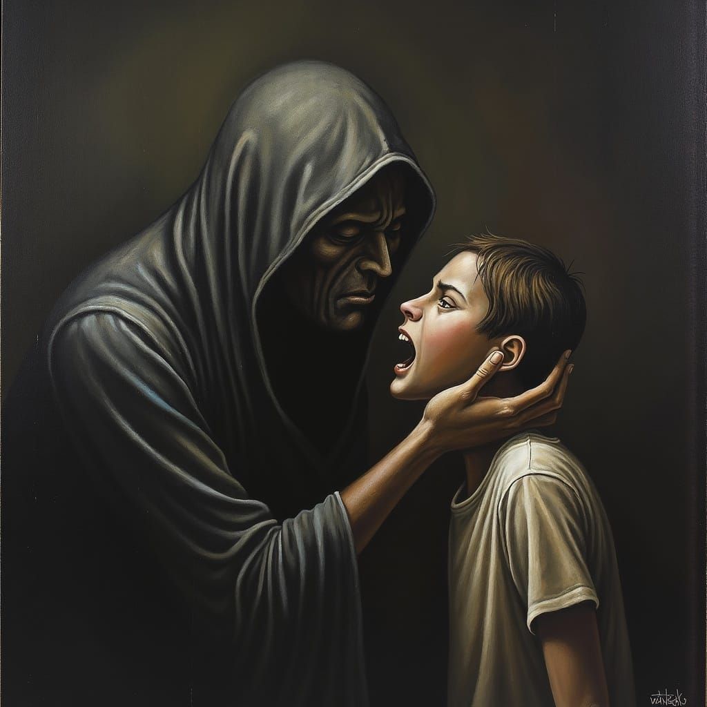 Death Whispers: Moody Atmospheric Scene