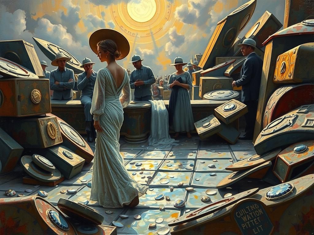 Art Deco Majolica in Impasto Style