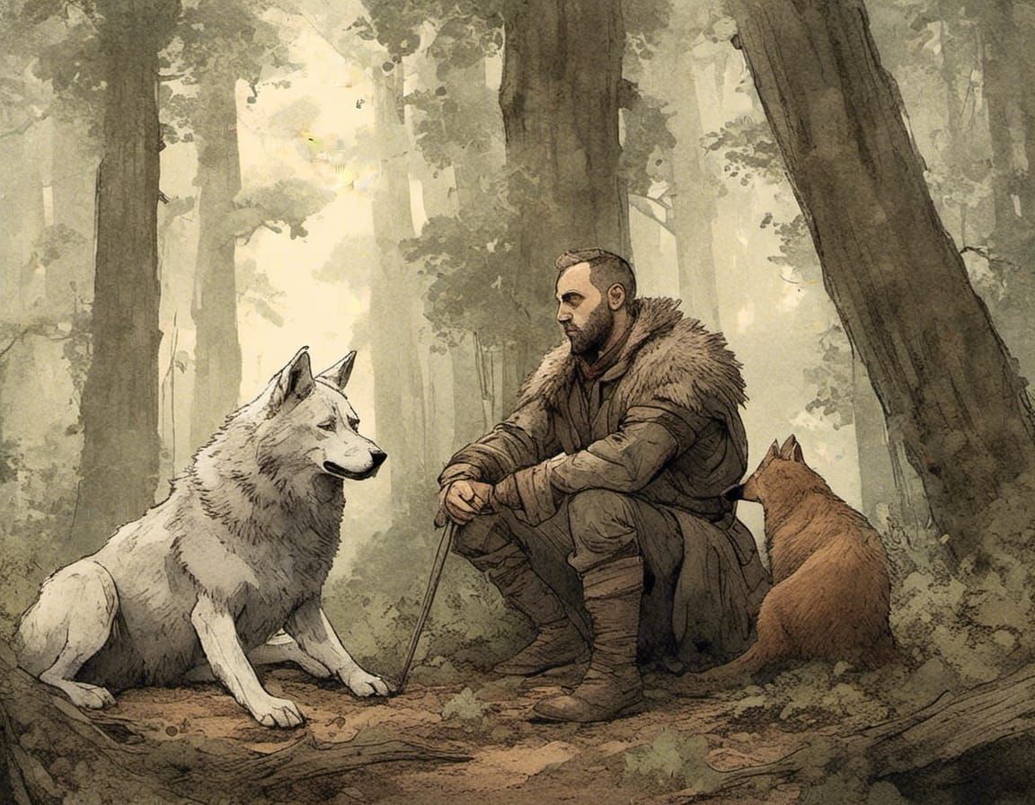 The Mutual Domestication of Big Dogs