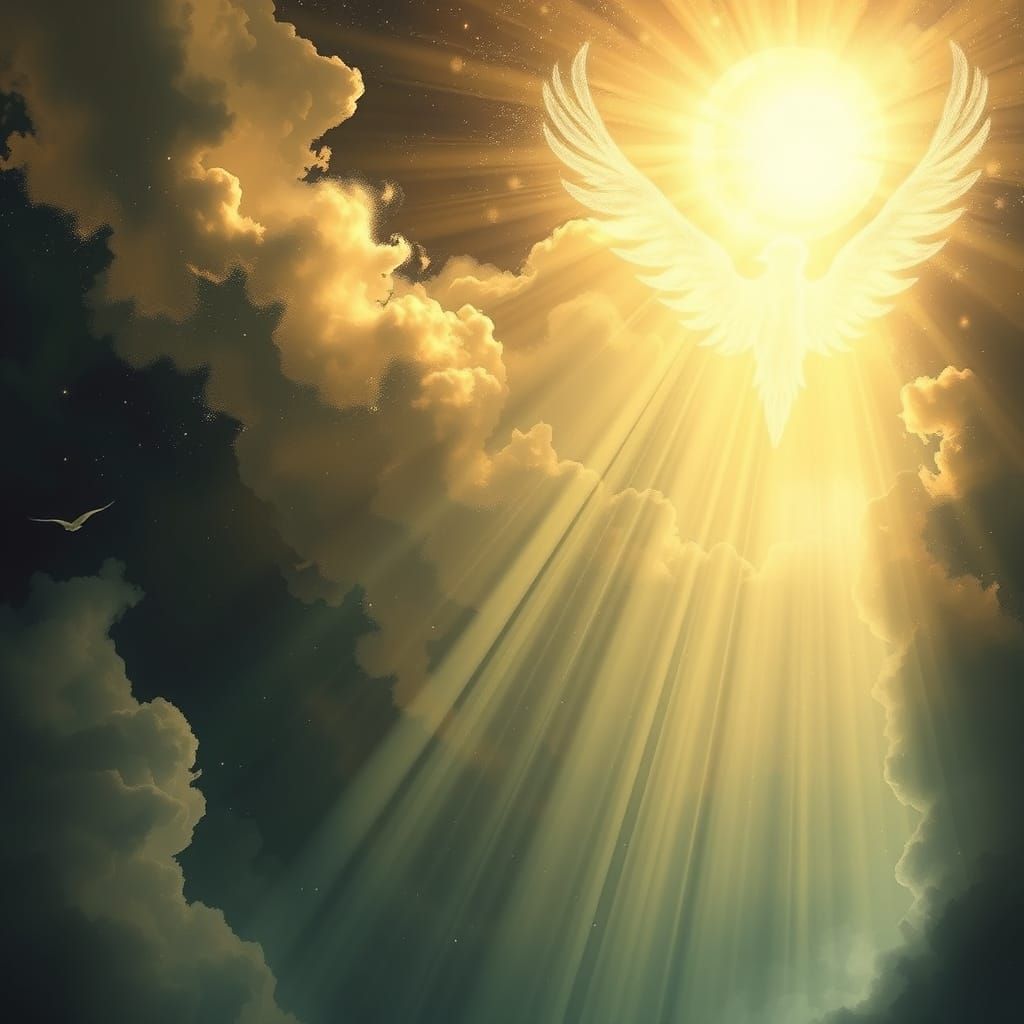 Celestial Intervention in Mystical Illuminations