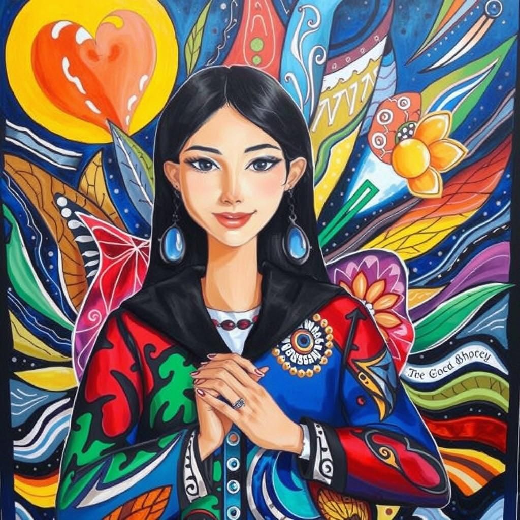 Soulful Portrait in Pastel Hues