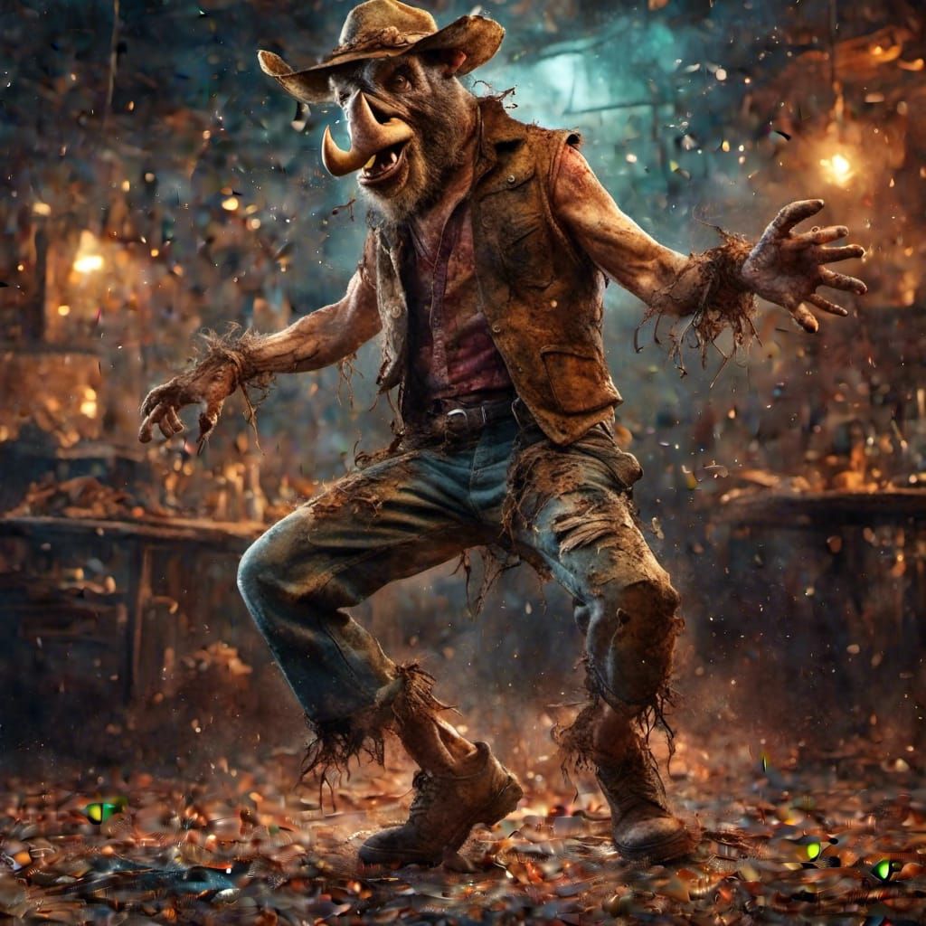 Hillbilly Disco Dance in Mnemcore Style