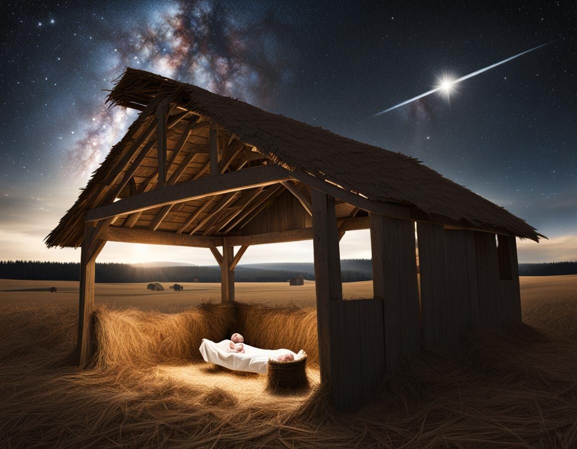 Baby Jesus in a Manger