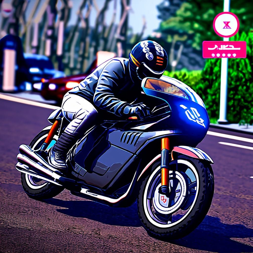 Anime Character in Mystical Forest, Digital Matte Painting