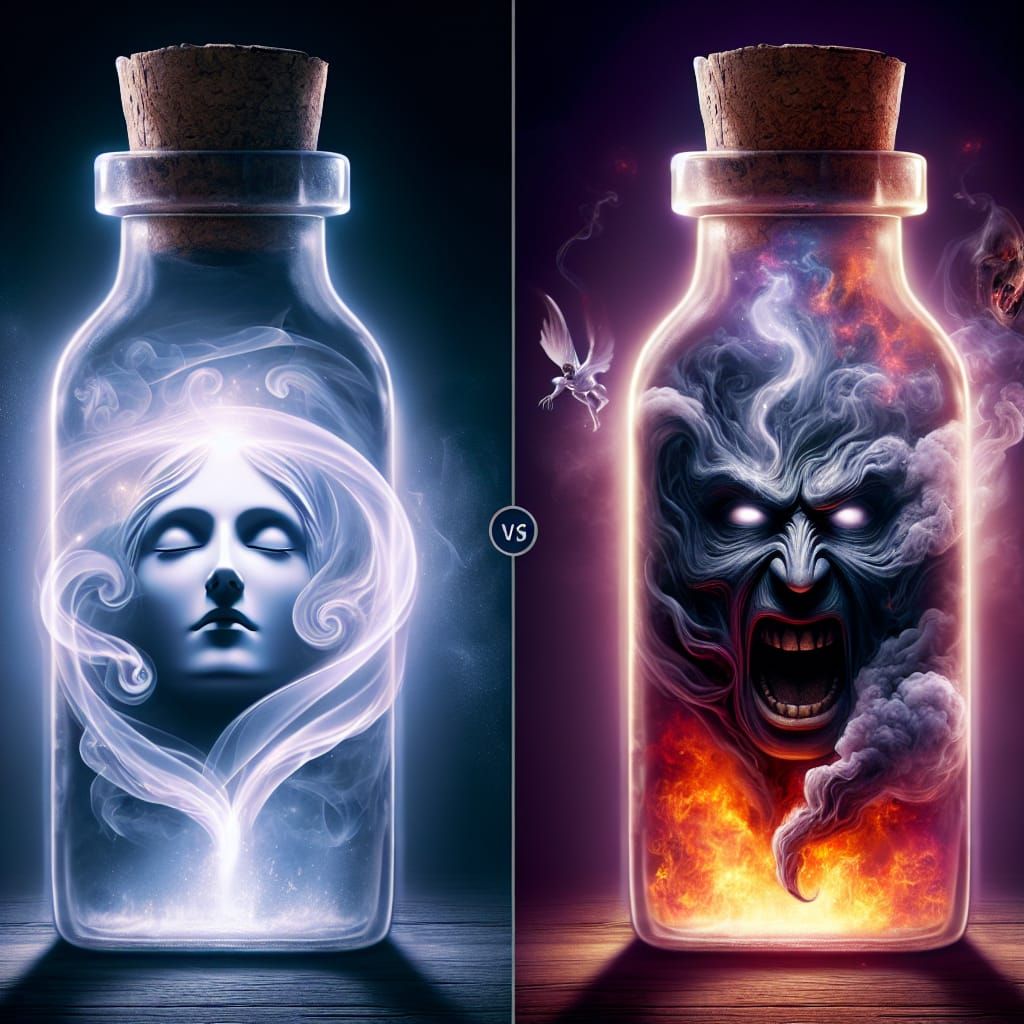 Bottles of Good and Evil: Computer Generated Animation