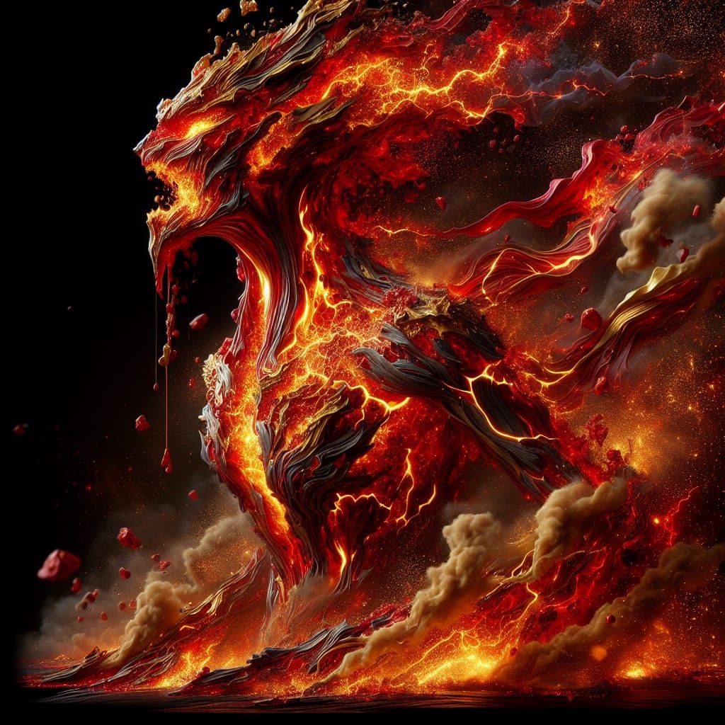 Elemental Fire Djinn