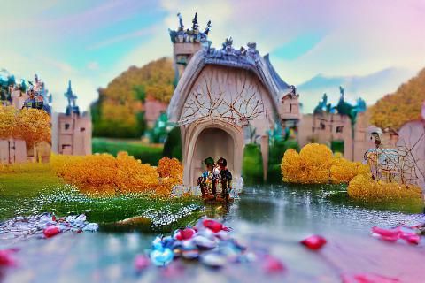 Enchanting Fairytale Scene Generated by AI