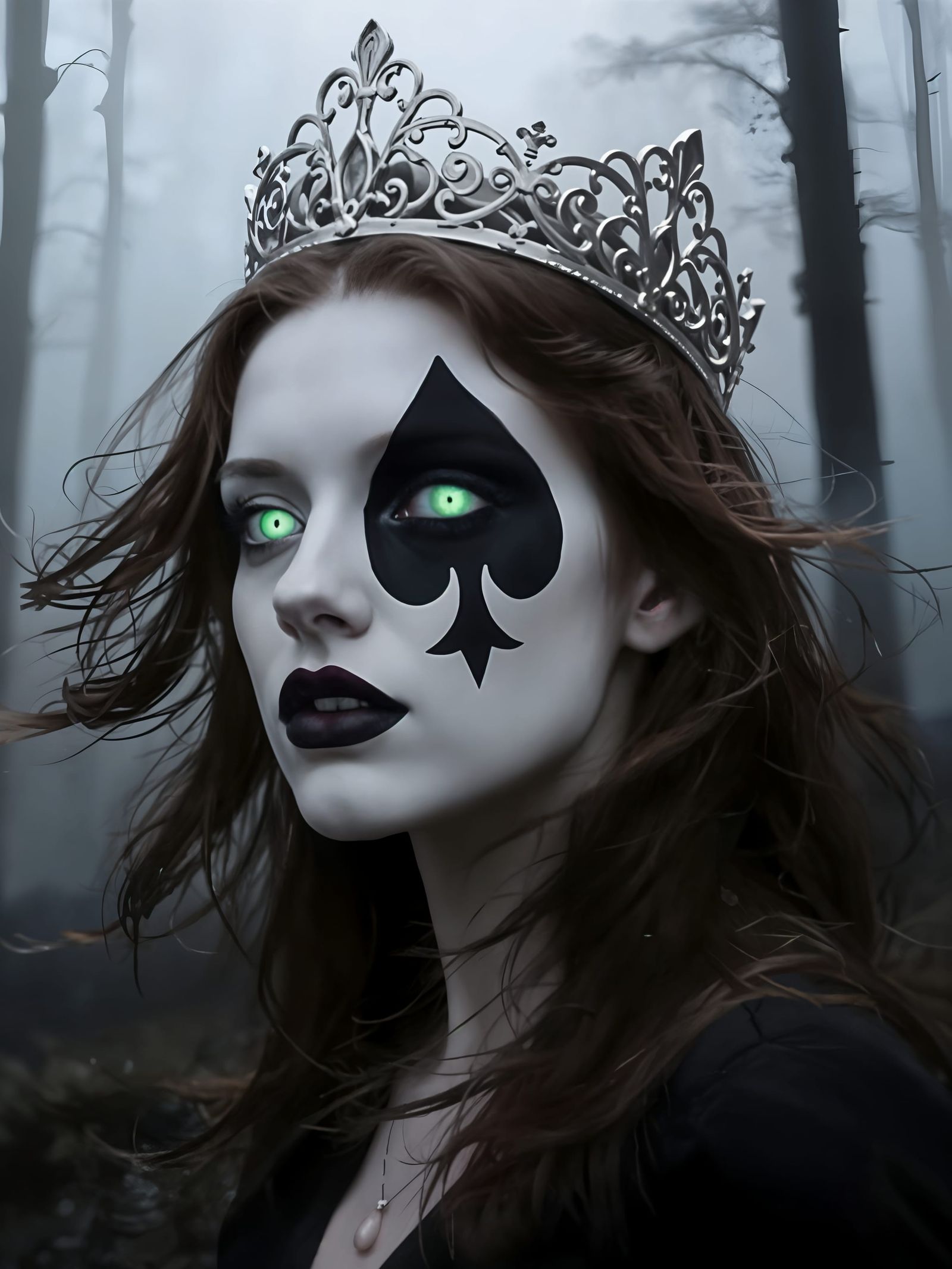 A dark realm Queen of Spades