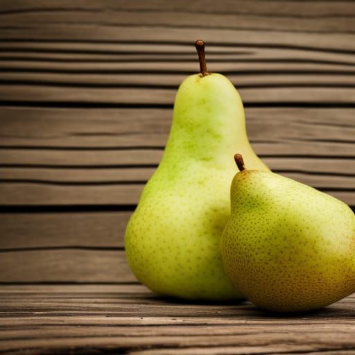 Perfect Pear: Professional Studio Shot with Bokeh