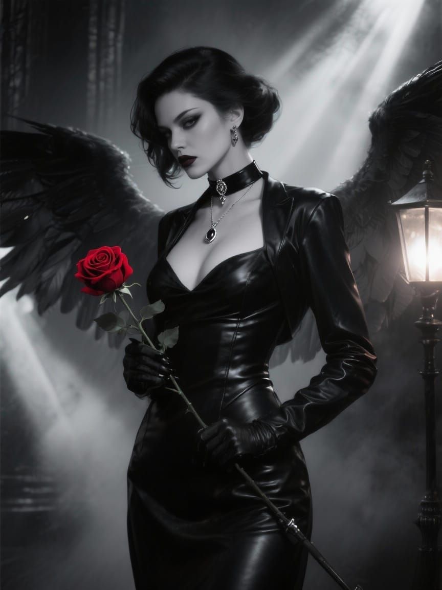 Femme Fatale Emerges From Noir Shadows