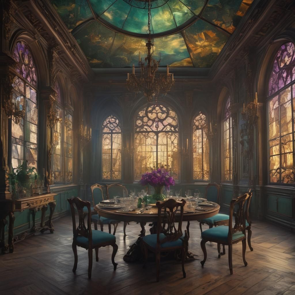 Dark Fairy Kingdom: Lavish Baroque Interior