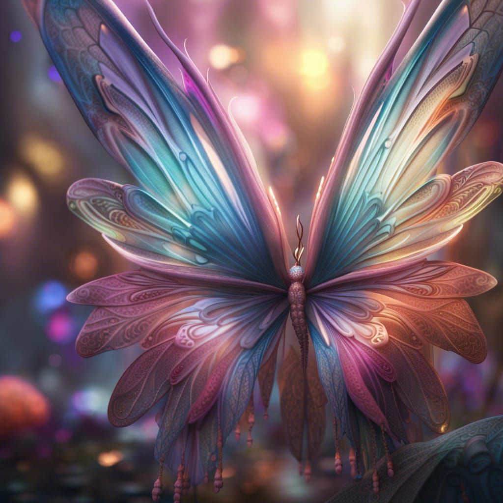 Magical Fairy Wings in Pastel Colors