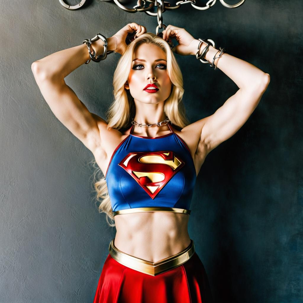 Supergirl captured by Lex Luthor