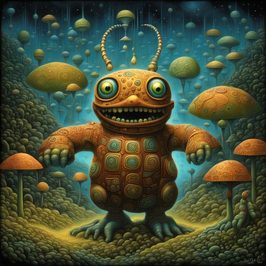 Surreal Sci-Fi Art Inspired by Lehr and Hattori