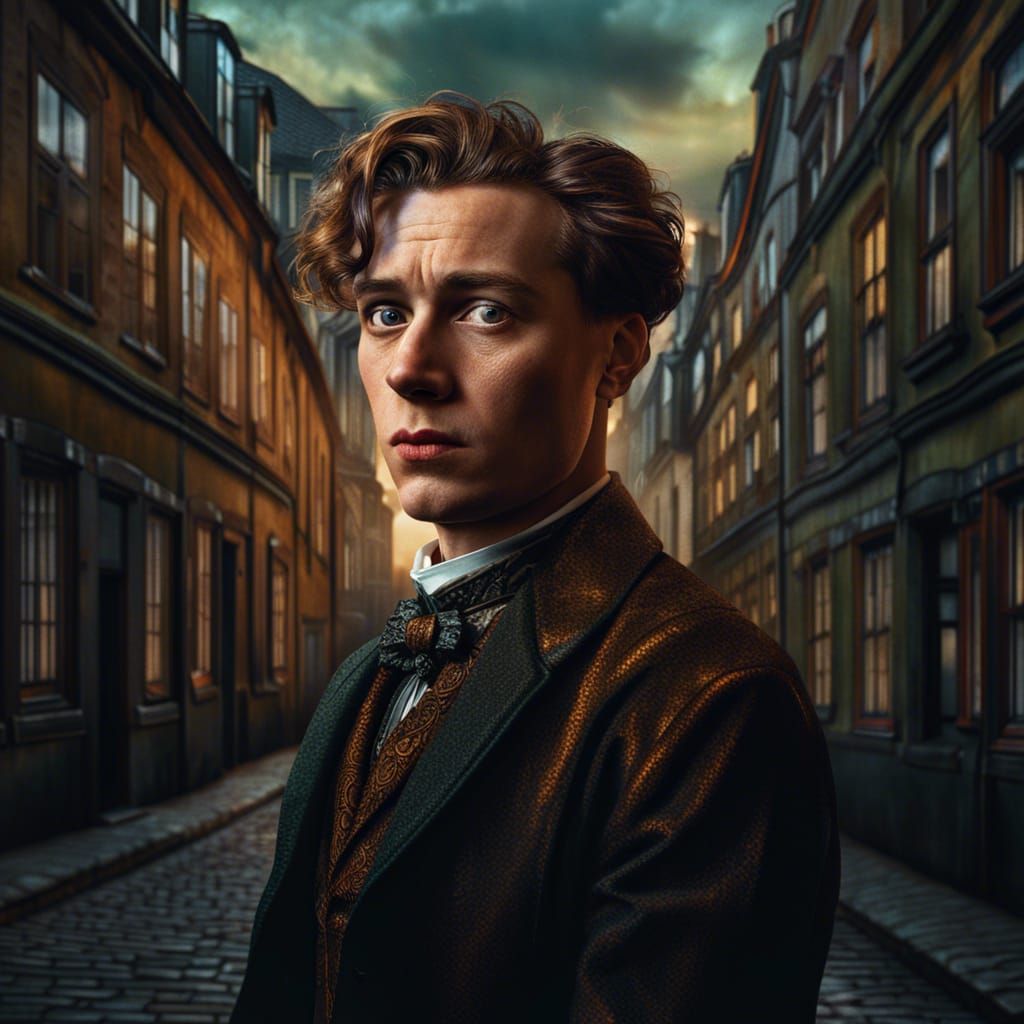 1920s Copenhagen Portrait in Digital Matte Painting