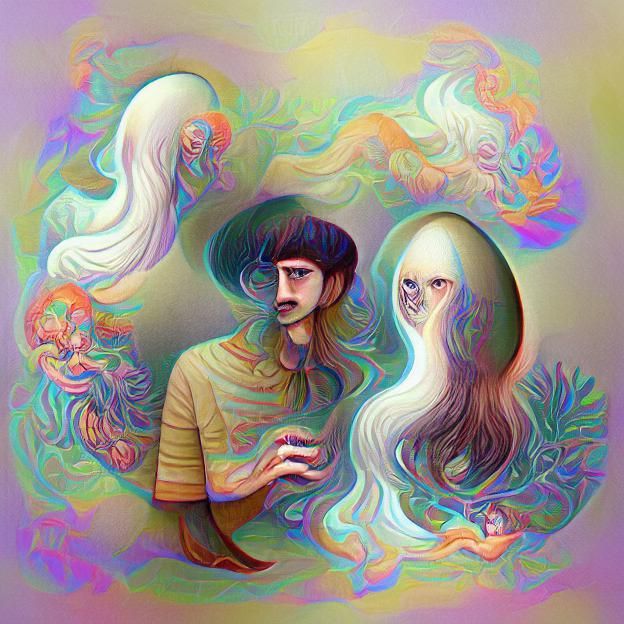 Ethereal Doppelganger Portrait