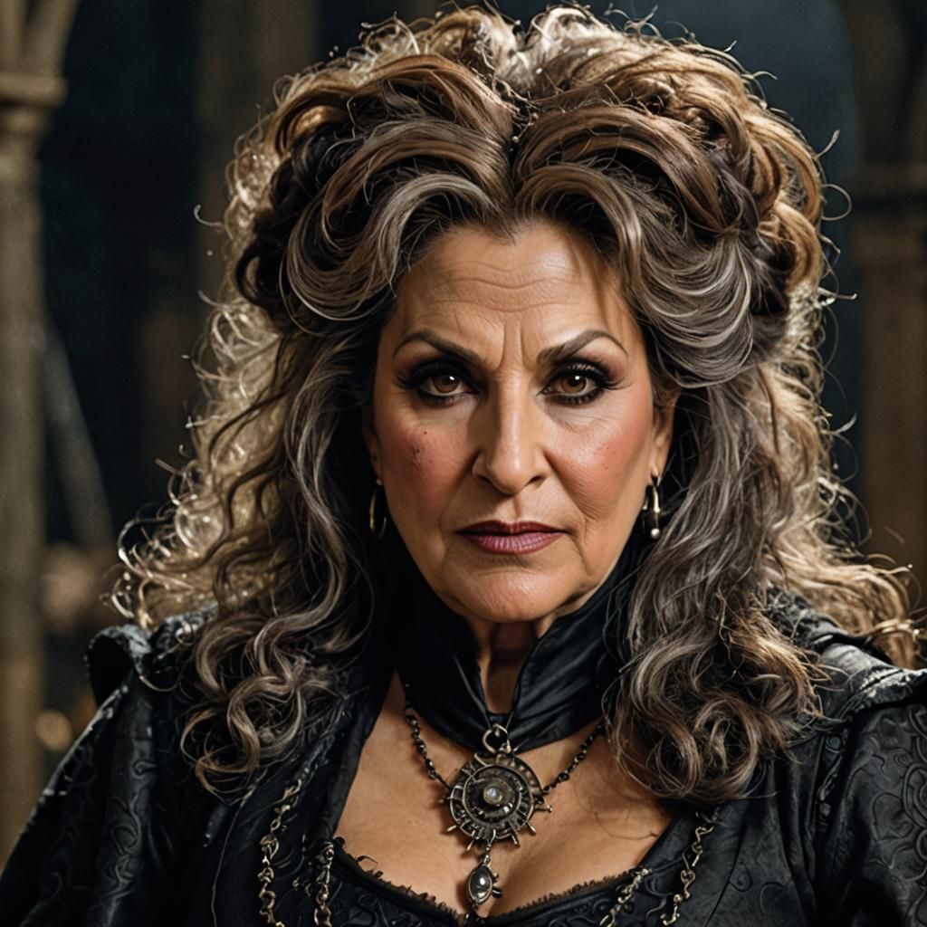 Realistic Close-Up of a Medieval Witch