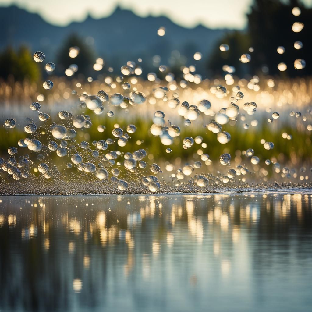 Golden City River at Sunrise: Professional Photography