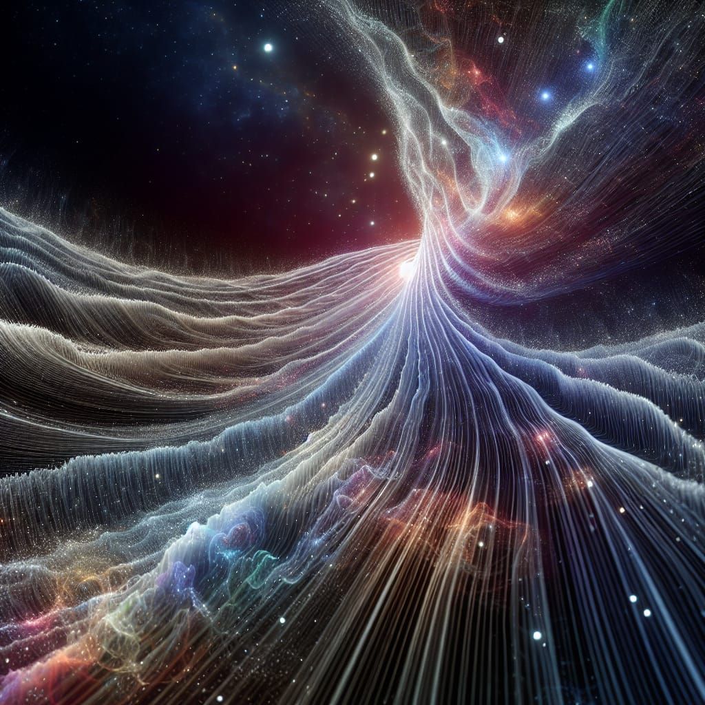 Time Waves in Ethereal Harmony