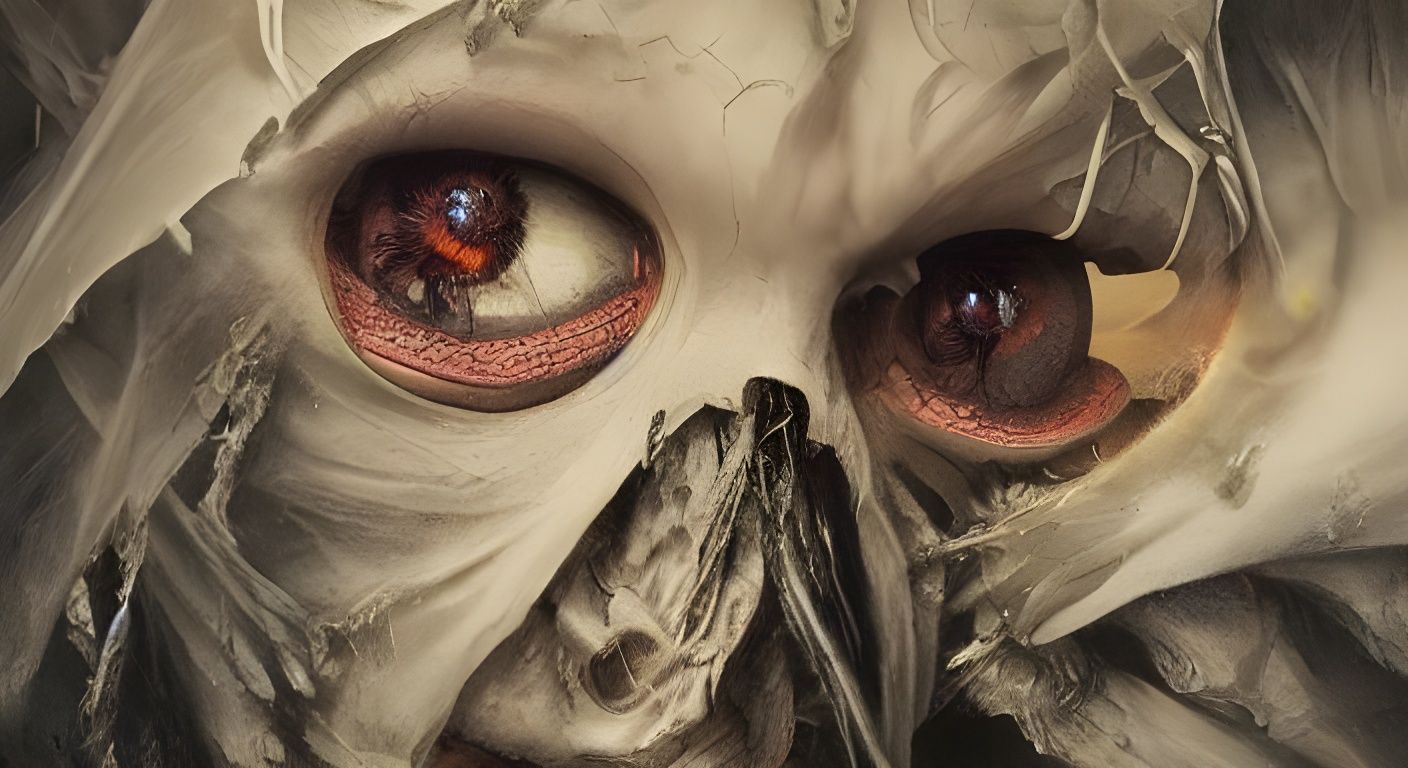 Mechanical Eye Maggot Infestation in Punk Style