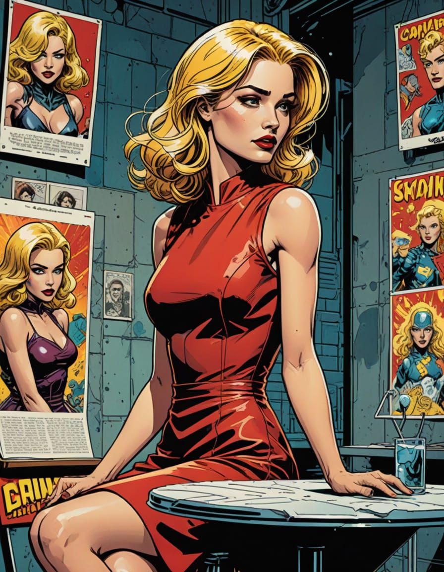 Comic, pop Art poster