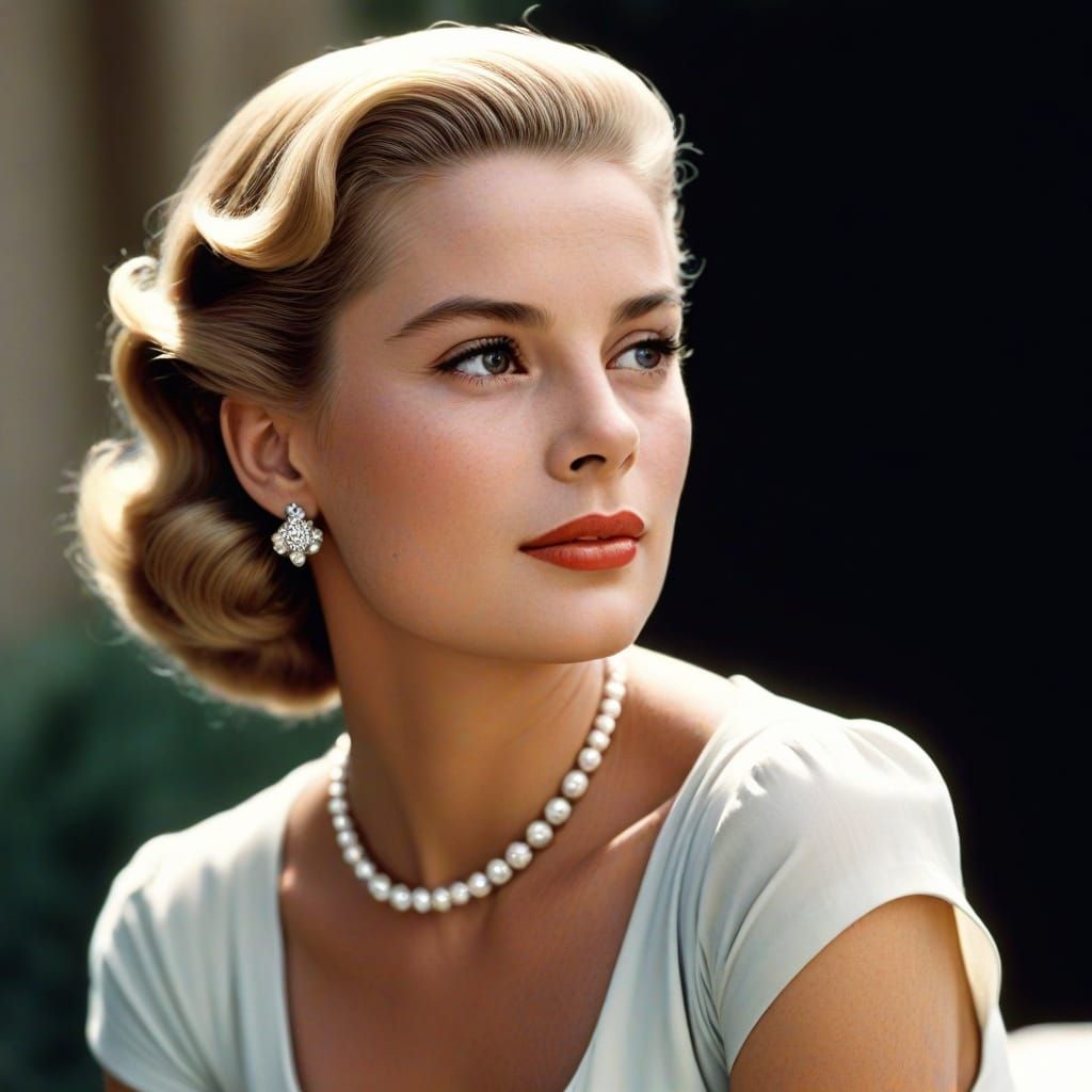 Grace Kelly AI Portrait: Hollywood Icon
