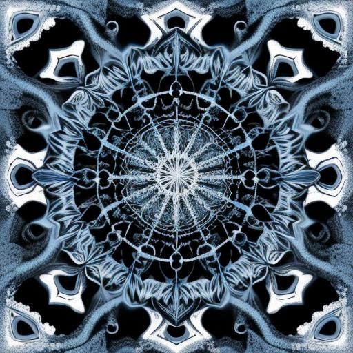 Devil Meets Clever Farmer: Abstract Vector Art