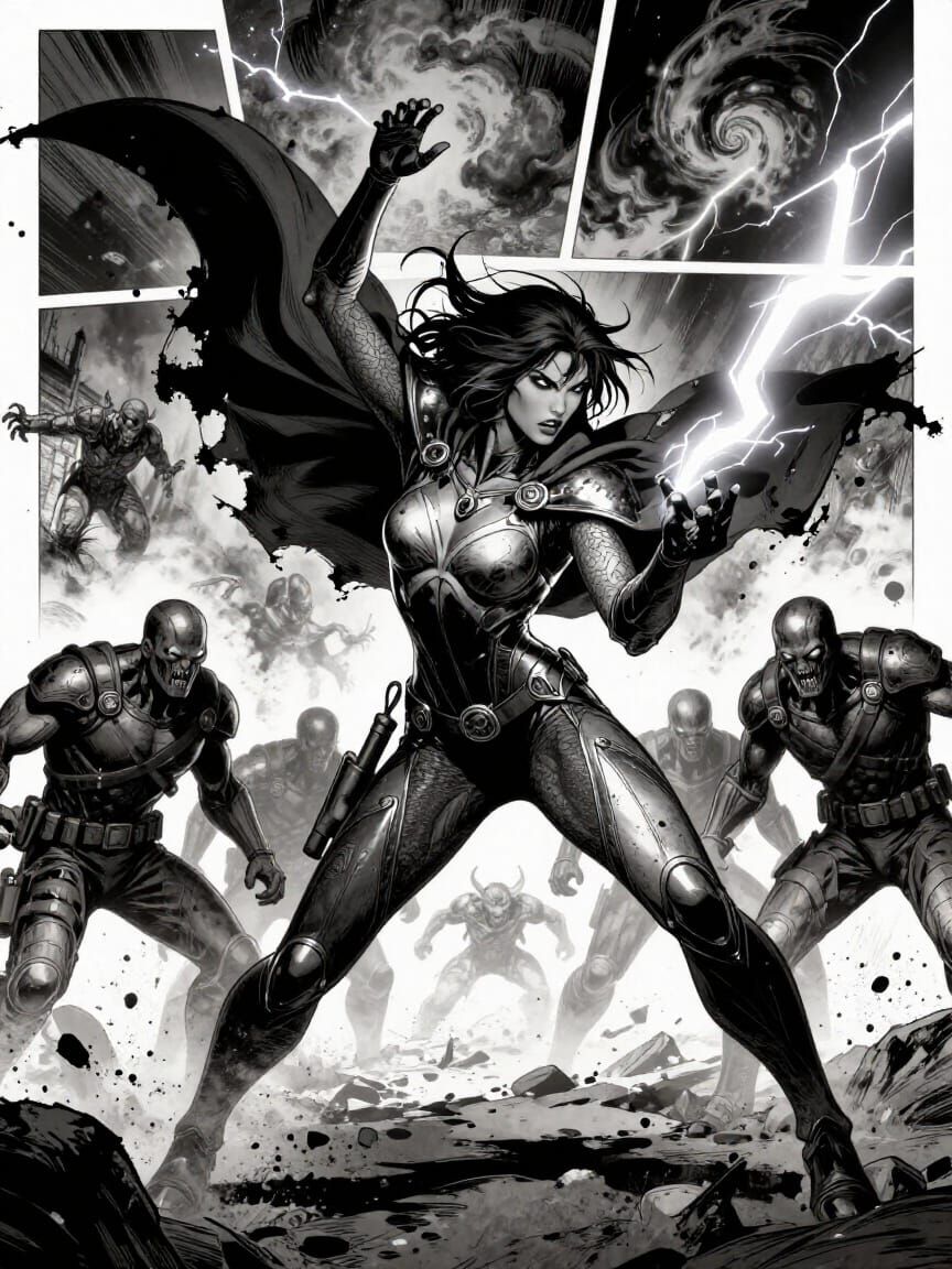 The Tempest Summons a Storm in Gritty Comic Style