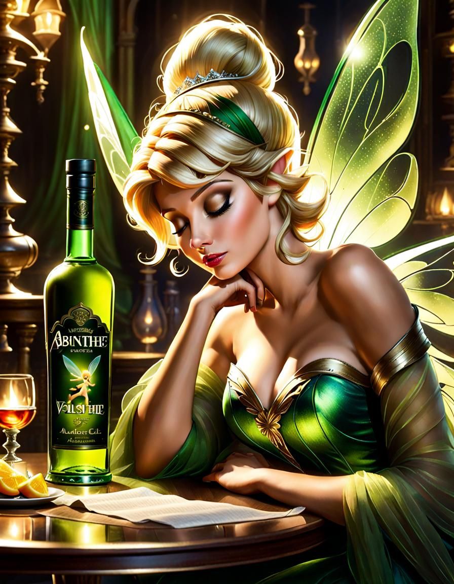 Dreaming Tinkerbell in Dark Fantasy Splendor