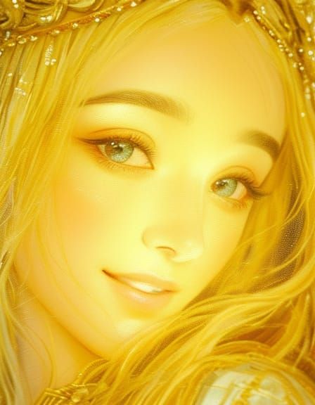 Classical Oil Painting of Ethereal Goddess Dawn