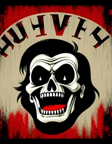 AI Generated 1950s Horror Show Joke