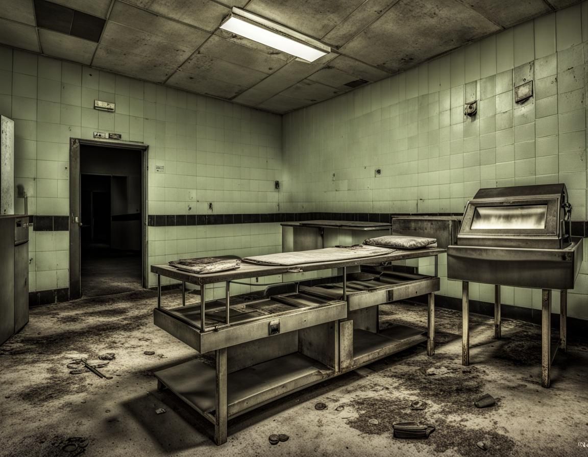 Eerie Abandoned Morgue