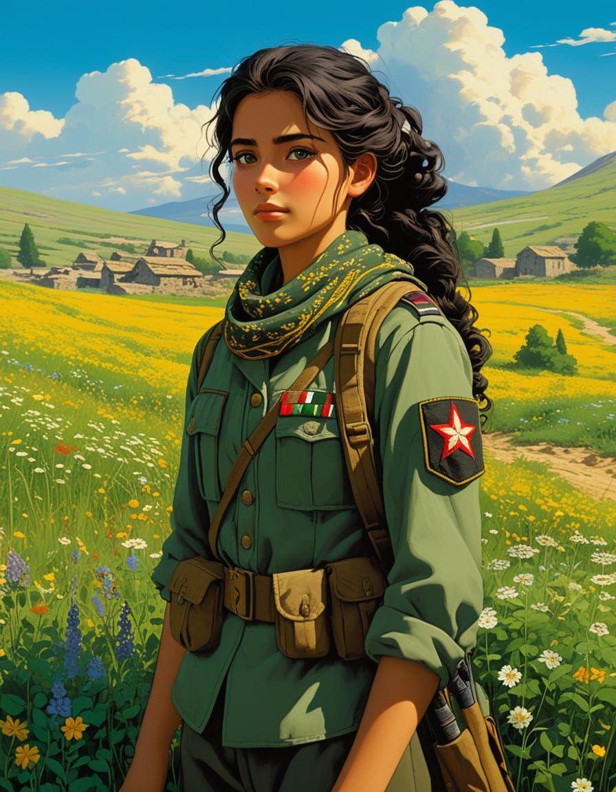 A Syrian Partisan Girl