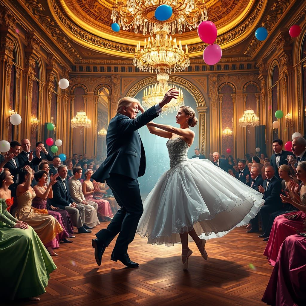 Trump and Putin Dazzle in Lavish Ballet Scene