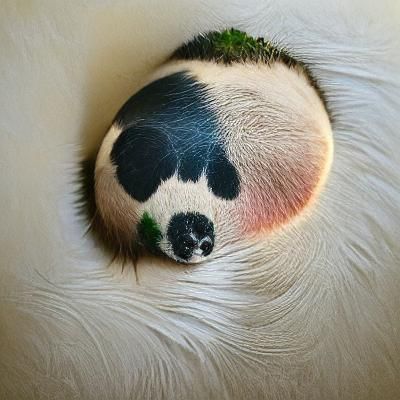 Perfectly Round Panda Portrait