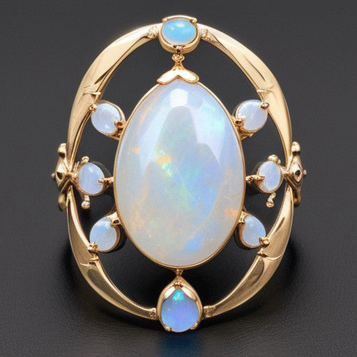 Luminous Moonstone in Elegance