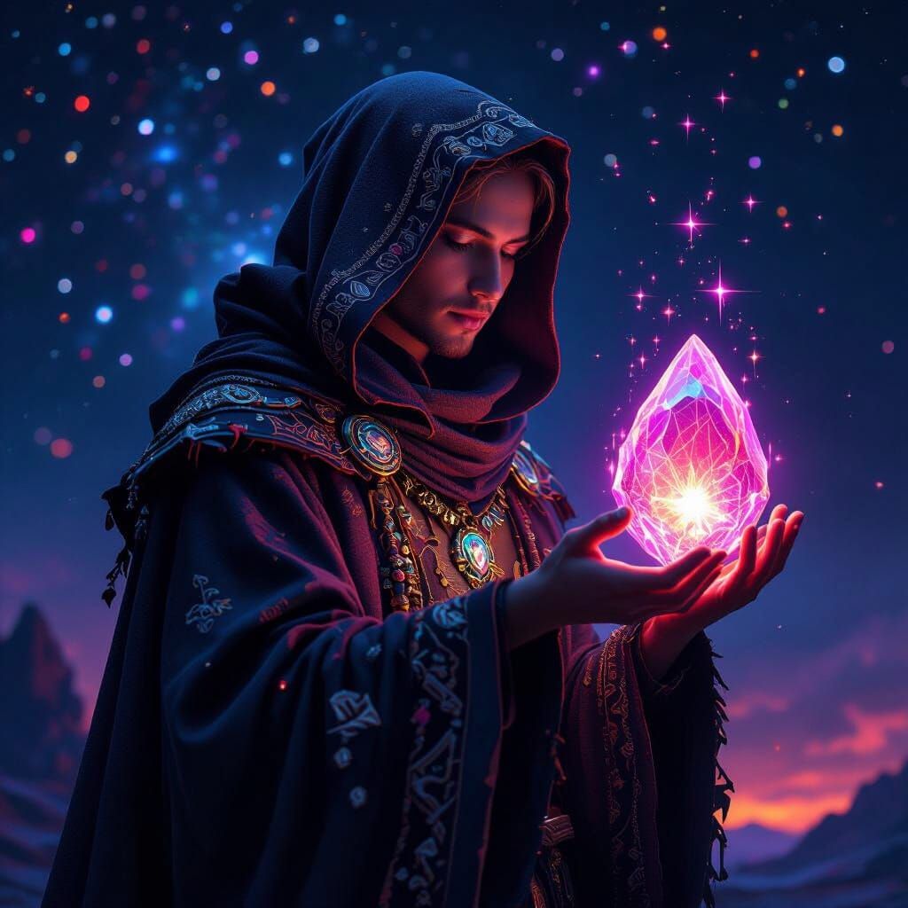 Mystical Robes, Glowing Gem, Galaxy Takeover