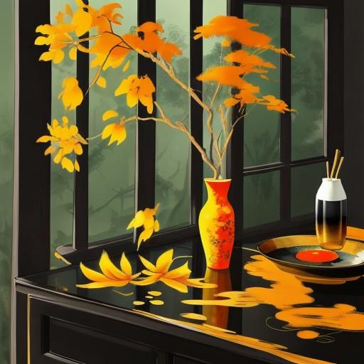 Ethereal Chinese Ink Painting