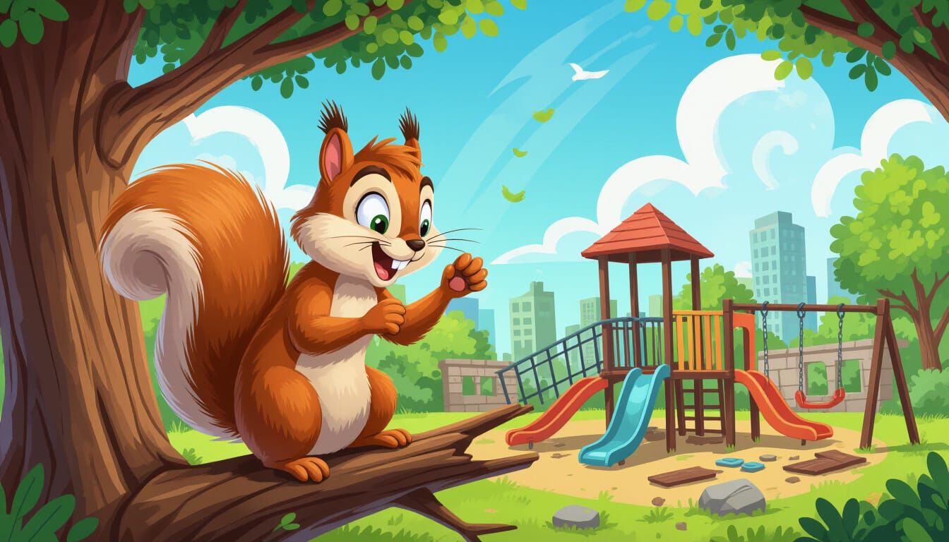 Mischievous Squirrel