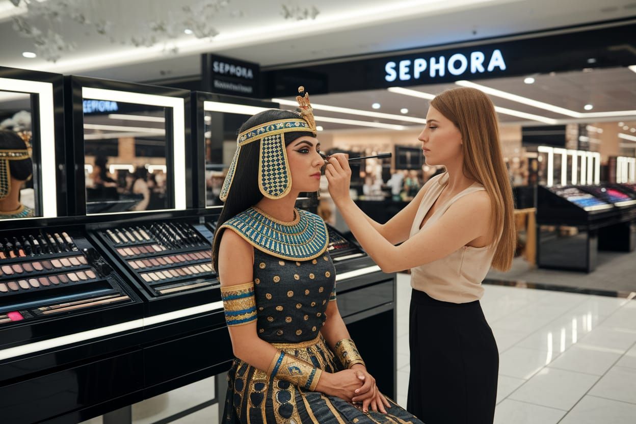 Cleopatra Gets a Makeover at Sephora