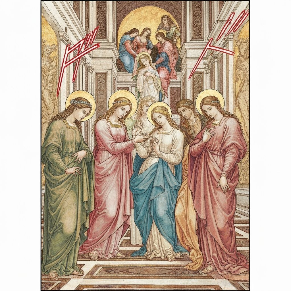 The Marriage of the Virgin in Manga Style