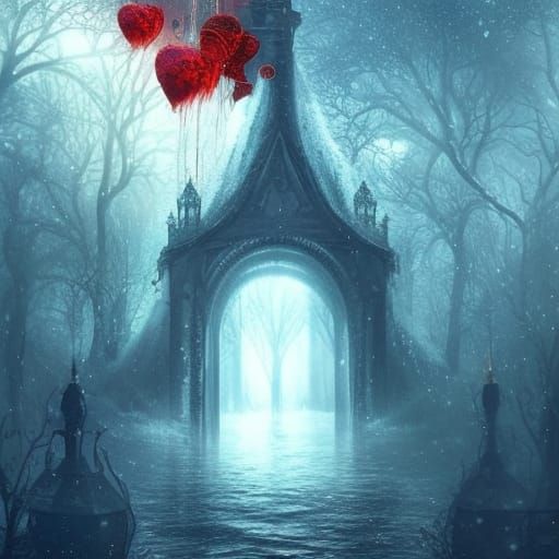 Fantastical Matte Painting with Deep Color