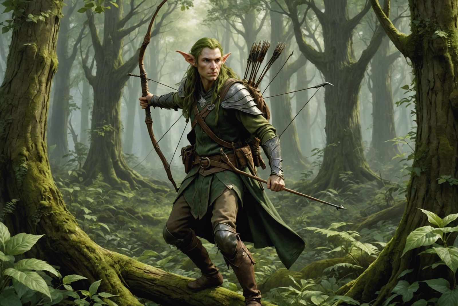 Wood Elf Archer in Valenwood Forest