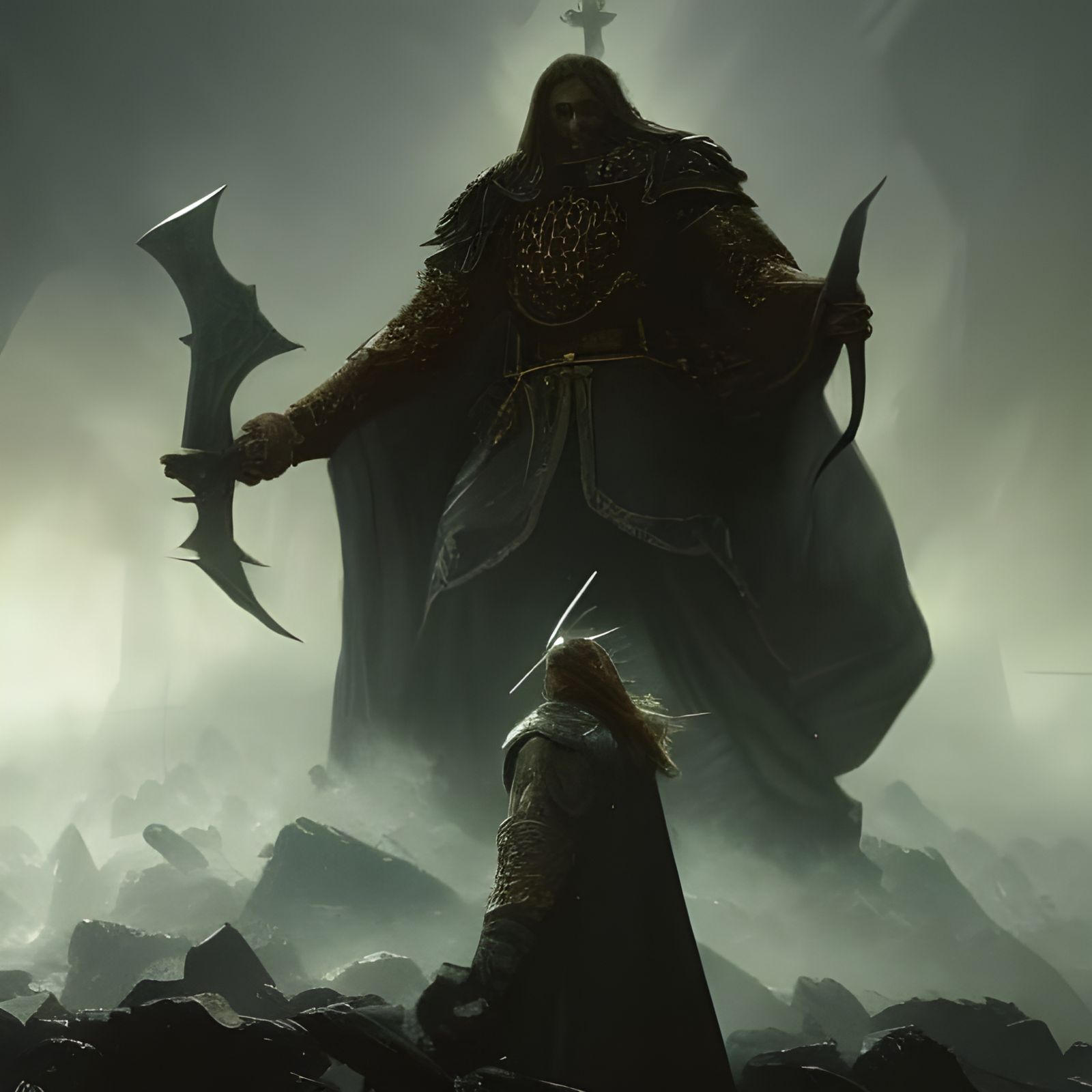 Epic Elden Ring Wizard Boss Fight in 8K