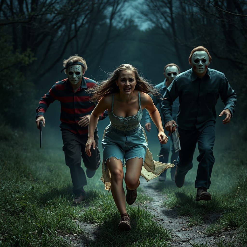 Leatherface, Freddy Krueger, Jason Voorhes and Michael Myers...