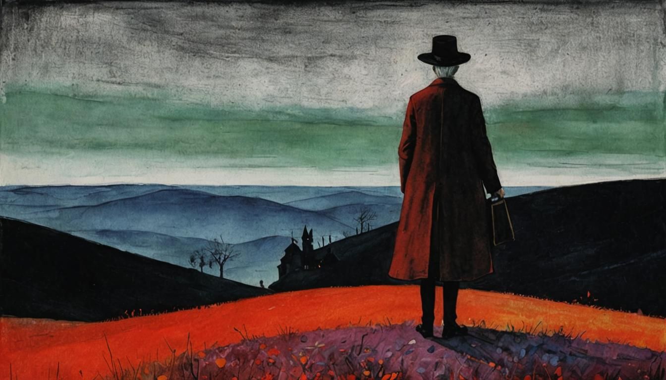 Magical Escape in Vibrant Colors and Ink