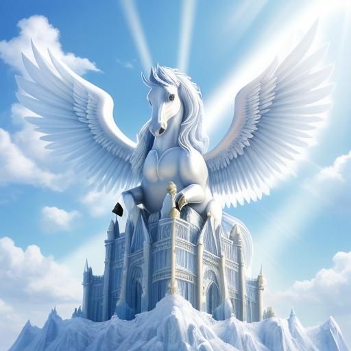 Pegasus Ice Tower in Divine Sunshine