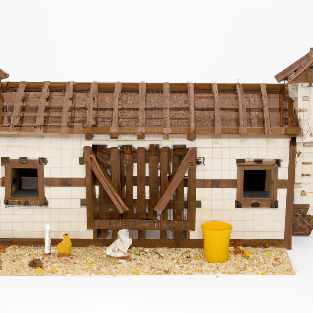 LEGO Granary Model Construction