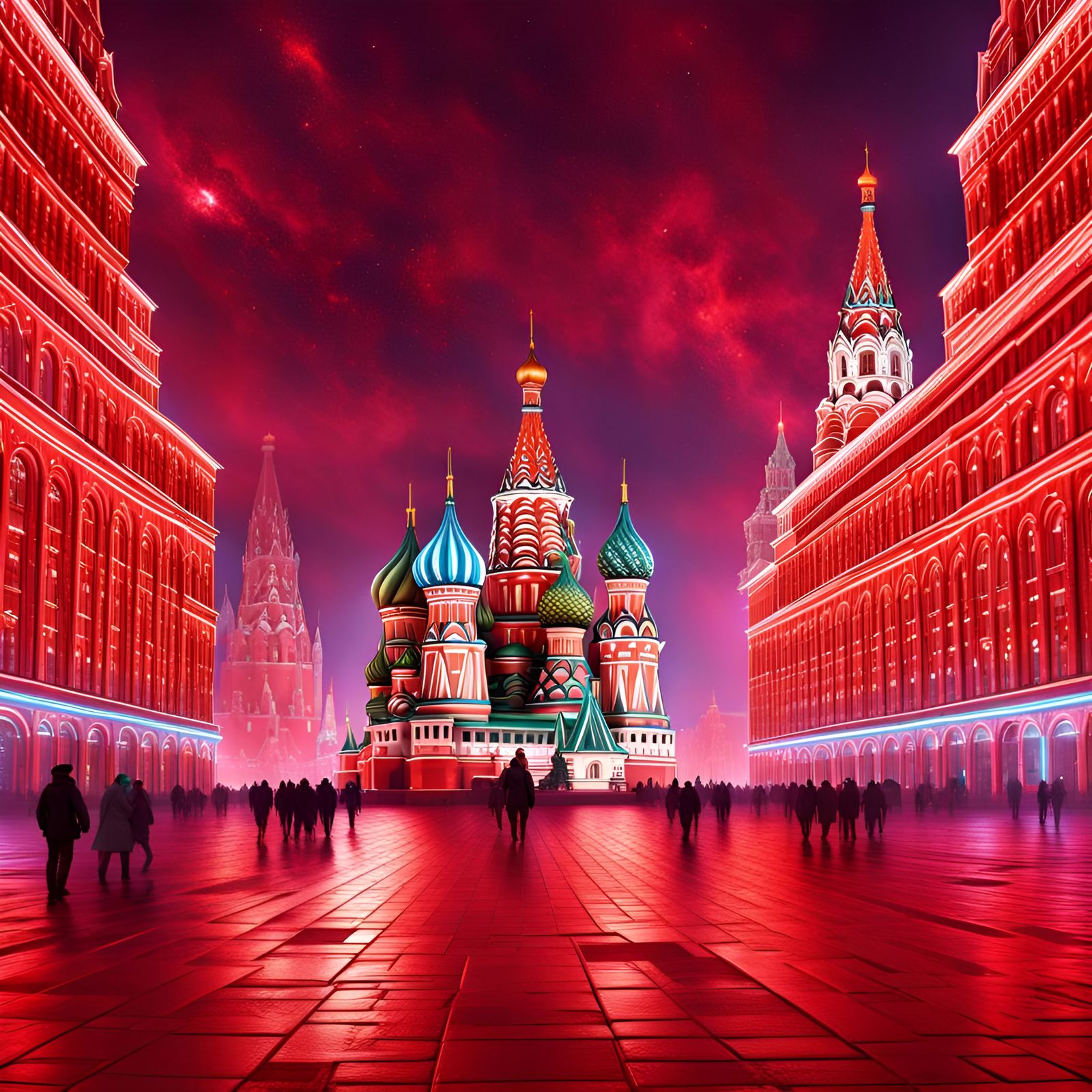 Red Square Moscow: Galactic Embassy of New Orthodox Rus