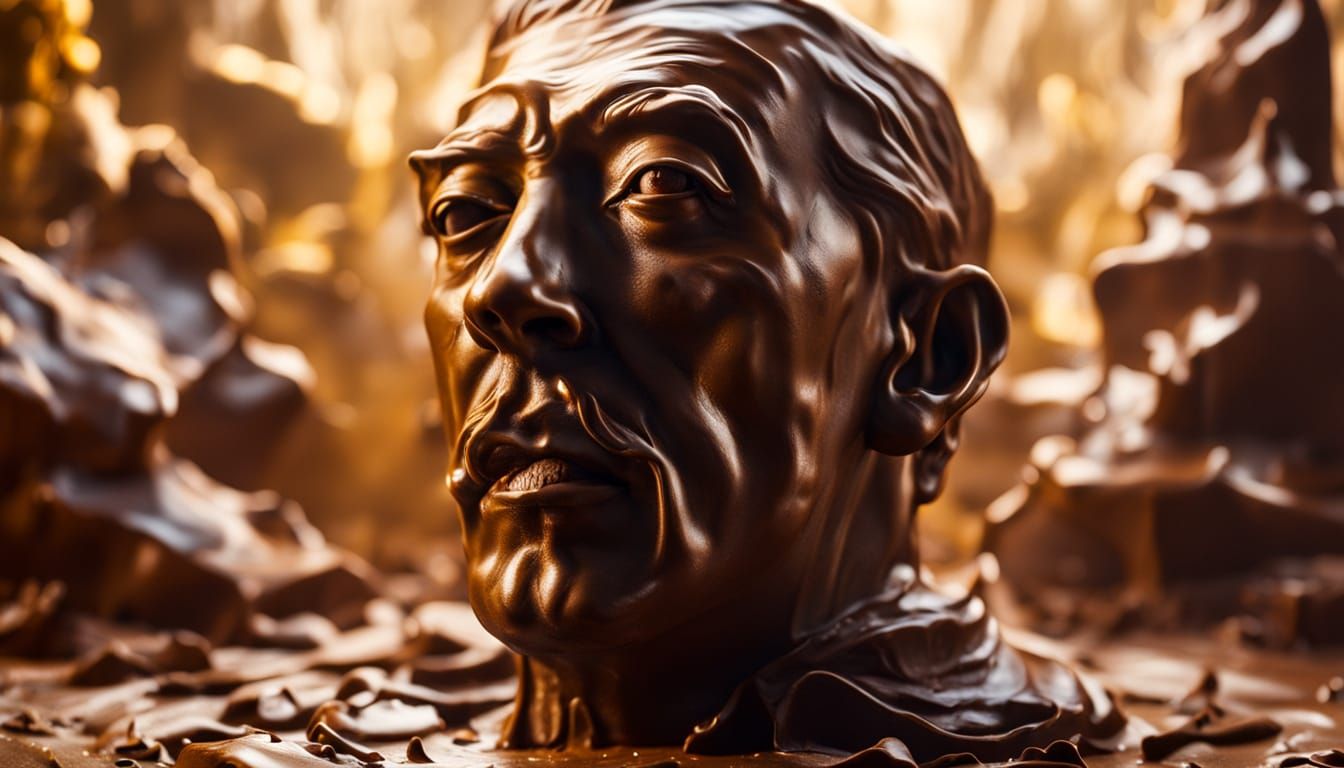 Chocolate Fudge Artist in Dreamlike Surrealism